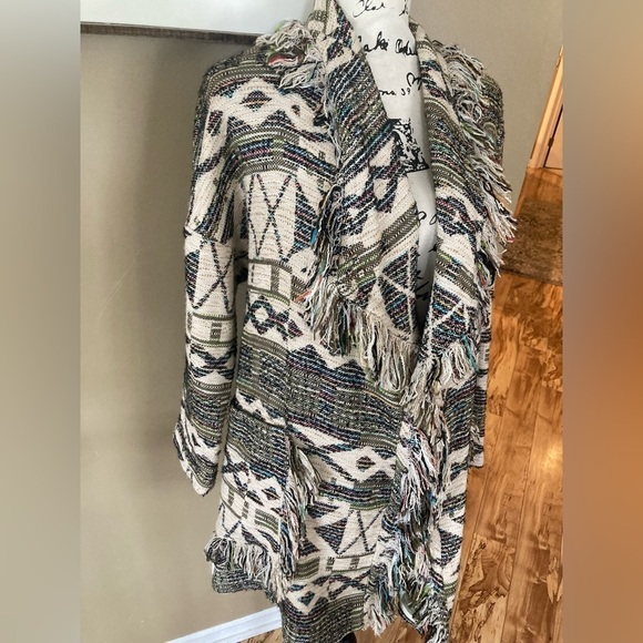 Zara Basic woman’s cardigan earthy colors size M-L - Picture 7 of 9